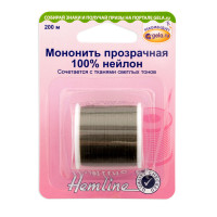 Мононить Hemline, 200 метров - черная