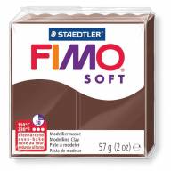 Запекаемая глина Fimo Soft, 57 гр, коричневая (цвет 75) - Запекаемая глина Fimo Soft, 57 гр, коричневая (цвет 75)