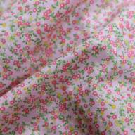 Корейский хлопок, цветочки на розовом - Корейский хлопок, цветочки на розовом
