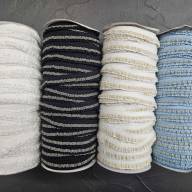 Серия 804 - Резинка с люрексом, 1,2 см (4 цвета) - Серия 804 - Резинка с люрексом, 1,2 см (4 цвета)