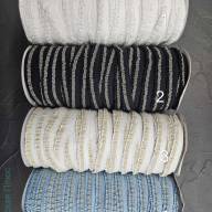 Серия 804 - Резинка с люрексом, 1,2 см (4 цвета) - Серия 804 - Резинка с люрексом, 1,2 см (4 цвета)