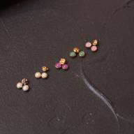 Пуговки-жемчужинки 4 мм, 9 цветов - Пуговки-жемчужинки 4 мм, 9 цветов