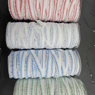 Серия 806 - Резинка "Морская" 2 яруса, 1,2 см (4 цвета) - Серия 806 - Резинка "Морская" 2 яруса, 1,2 см (4 цвета)