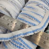 Серия 806 - Резинка "Морская" 2 яруса, 1,2 см (4 цвета) - Серия 806 - Резинка "Морская" 2 яруса, 1,2 см (4 цвета)