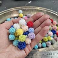 Пумпончики средние, разные цвета - Пумпончики средние, разные цвета